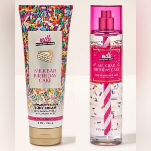 Bath & Body Works Milk Bar Birthday Cake Body Cream ( Firm Price )